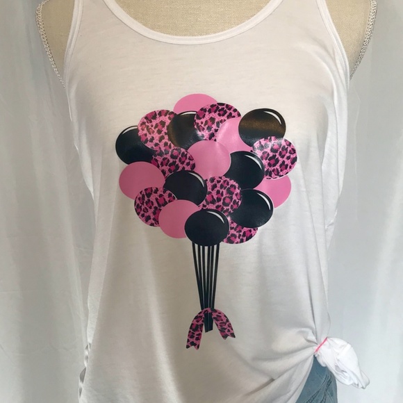 Flowy Racerback Tank HTV/Embellishment NWOT - Picture 6 of 8